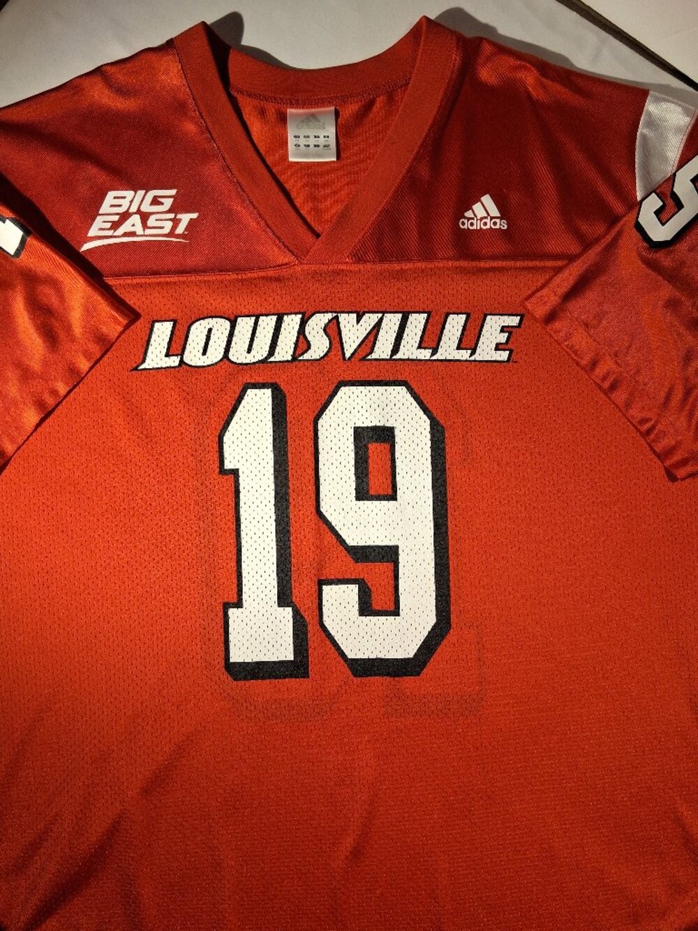 LOUISVILLE Cardinals Football Jersey NCAA 2XL ADIDAS Forever Sport Big East